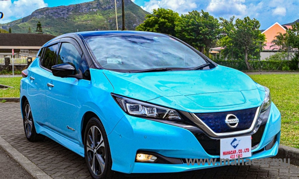 2019 Nissan Leaf X-V, Blue