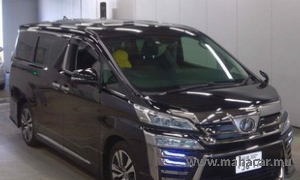 2019 Toyota vellfire, Black