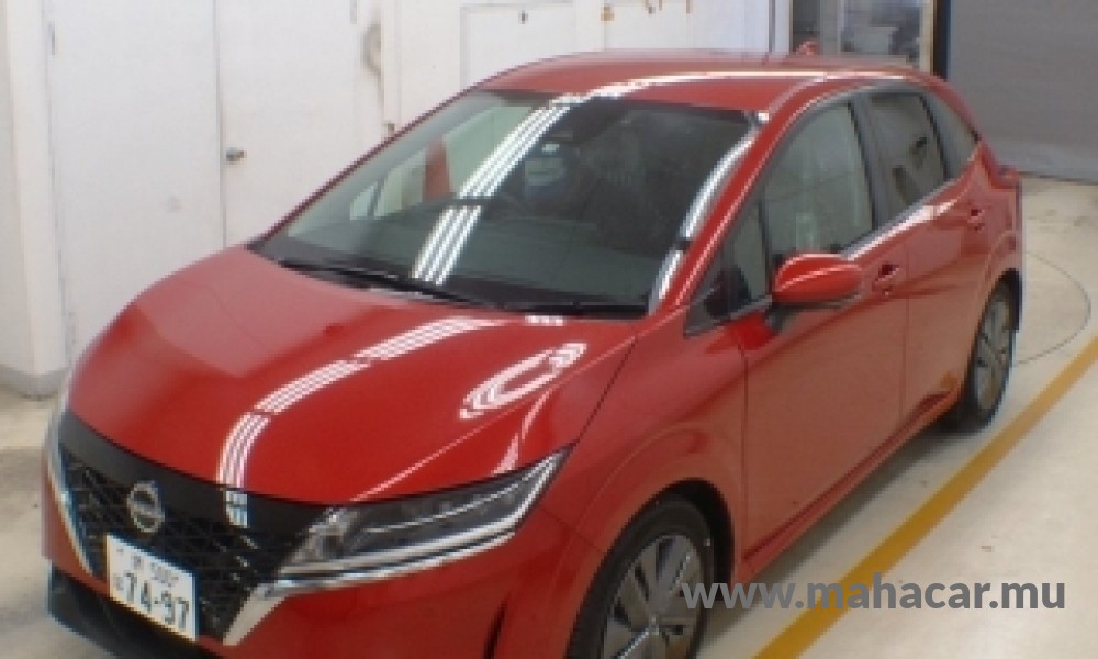 2021 Nissan NOTE E-POWER, Red