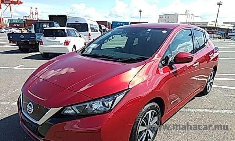 2019 Nissan Leaf X-V, Wine Red Metallic